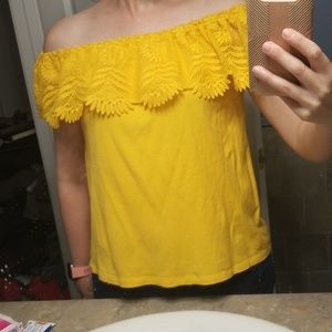 Off the shoulder shirt